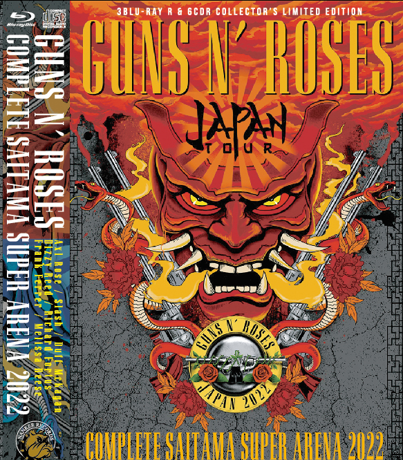 Guns N' Roses - SAITAMA SUPER ARENA 2022 2DAYS COMPLETE BOX