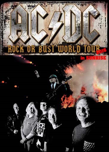 Rock Or Bust World Tour 2016 in Sunrise
