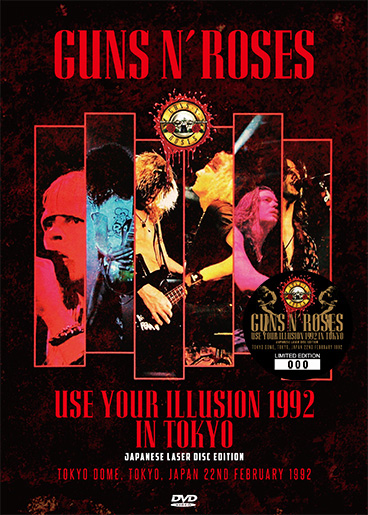 USE YOUR ILLUSION 1992 IN TOKYO JAPANESE LASER DISC EDITION