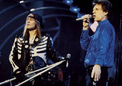 Axl Rose, Mick Jagger