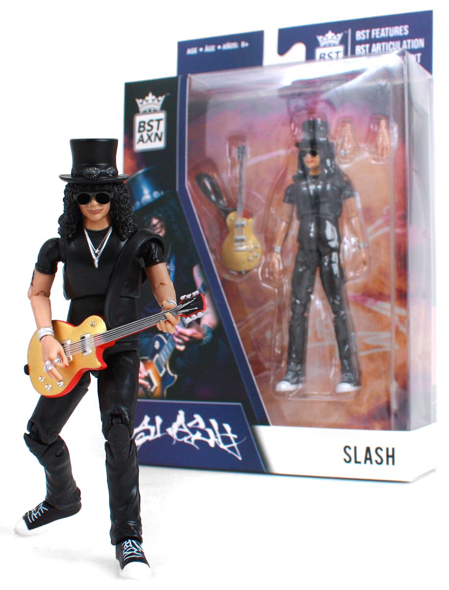 BST AXN Guns N' Roses Slash 5” Action Figure NEW GNR