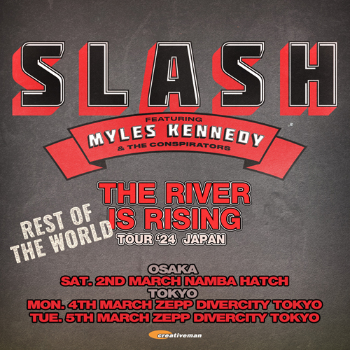 Slash featuring Myles Kennedy and The Conspirators JAPAN TOUR 2024