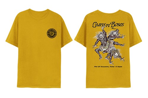 Guns N' Roses Japan 2025 QR Code Exclusive T-Shirt